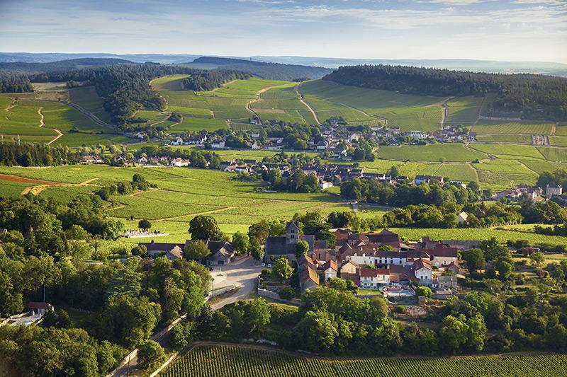 Mercurey, village viticole de Saône-et-Loire