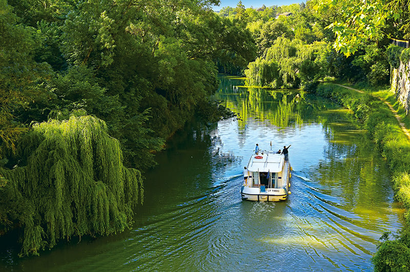 Tourisme fluvial en Bourgogne du Sud