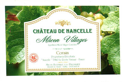 Les vins Corsin – Château de Nancelle 