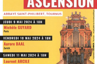 Festival Orgue en Ascension à Tournus Du 9 au 12 mai 2024