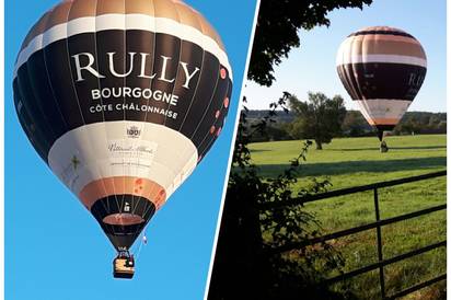 Montgolfière Rully en Bourgogne